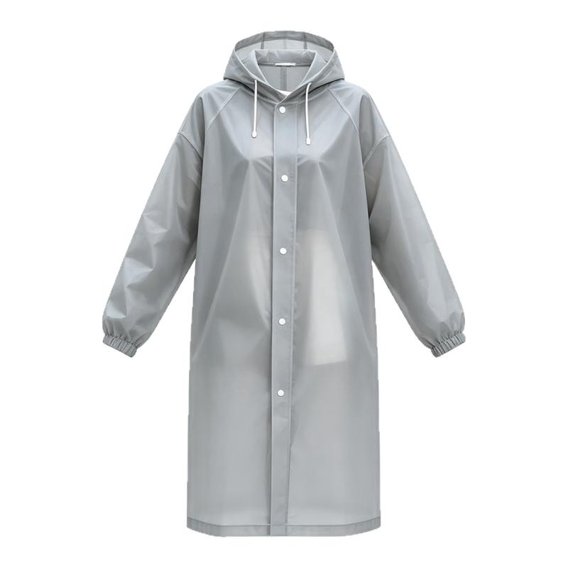 非一次性雨衣EVA全身防暴雨加长加厚款成人户外旅行便携登山雨披