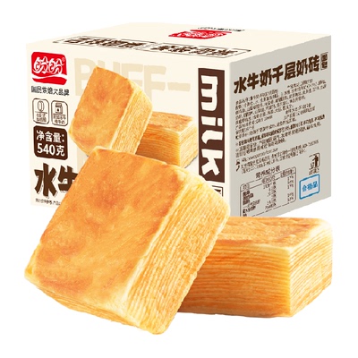盼盼水牛乳千层吐司