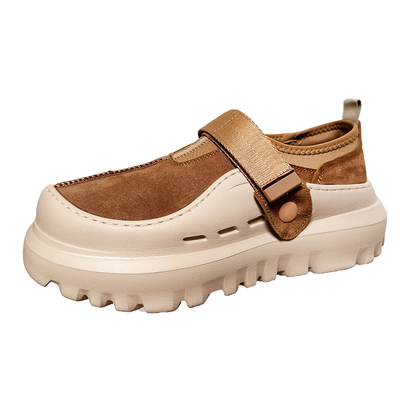 轻质厚底雪地靴加绒保暖东北棉鞋