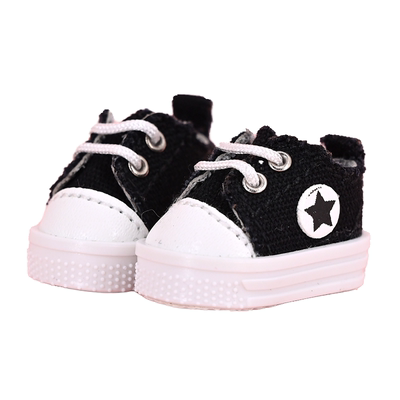 OB11娃鞋星星板鞋休闲帆布鞋