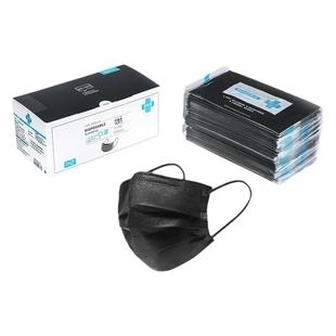 黑色口罩明星同款高颜值女一次性口罩潮款透气不闷2025新款秋冬款