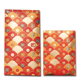 轻奢浮雕烫金红包袋高档新款可印logo节日通用过年千元百元利是封