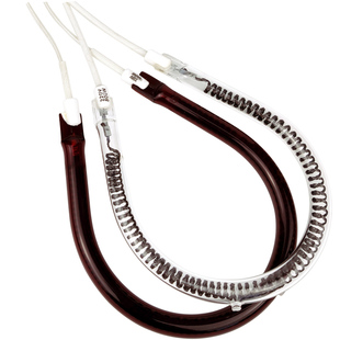 小太阳发热加 灯管取暖器扇通用电丝碳纤维U型落地900W烤火炉配件