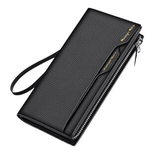 古合下真软皮男士钱包长夹新款长款多卡位驾驶证手拿包卡包皮夹子