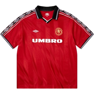 umbro茵宝官方短袖运动POLO衫新款串标复古球衣男士足球T恤衫夏季