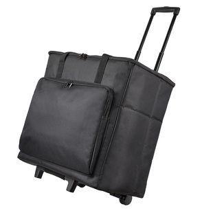 台式电脑收纳行李箱手提便携主机收纳包显示器机箱搬运输移动拉杆