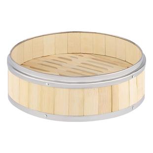 蒸笼竹制小笼包广式早茶点心饺子笼仔饭粉蒸肉竹笼屉商用家用加深