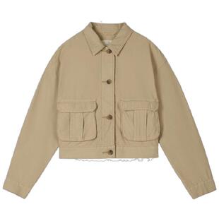 Levi's李维斯26年春夏新款女士美式复古工装风简约老钱风短外套