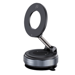 诺普驰真空吸附磁吸车载手机支架2026新型吸盘车内导航固定支撑架