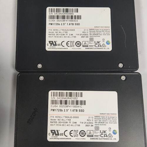 询现货100个 PM1725b  2.5寸  U.2 Nvme