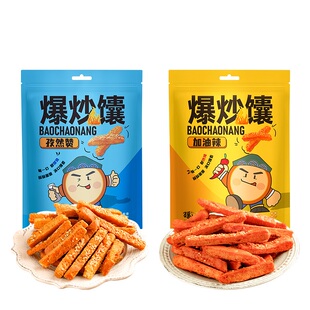 疆小馕爆炒馕条孜然甜辣烤馕锅巴网红小零食正宗新疆特产独立包装