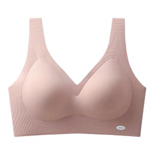 无痕果冻软支撑内衣女收副乳无钢圈性感聚拢运动背心式防下垂文胸