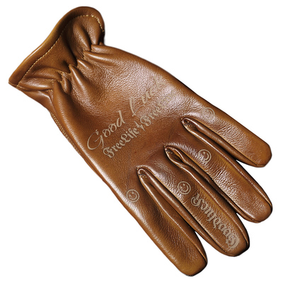 复古做旧头层牛皮男士耐磨手套