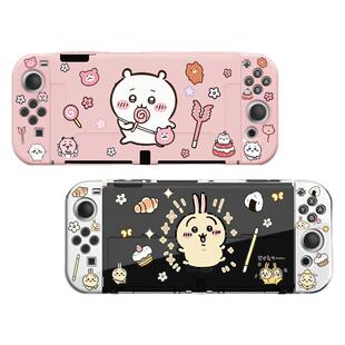 吉伊任天堂switcholed透明硬壳ns分体式保护套乌萨奇保护壳收纳包