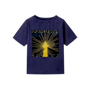 APRIORITY先验 ODVAHA之心 225g纯棉灯塔闪粉印花炒色做旧短袖T恤