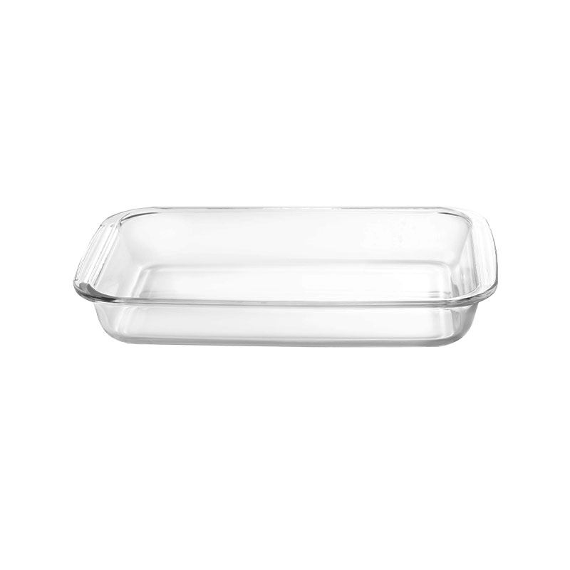 耐高温玻璃烤盘微波炉专用加热器皿容器蒸烤箱家用长方形盘子托盘