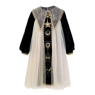 丢手绢童装占星师儿童cos服女童表演服装魔法公主连衣裙过年衣服