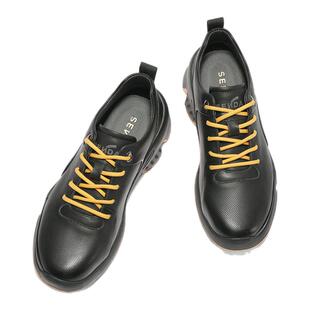 森达健步鞋男2025秋季新款头层牛皮厚底运动鞋户外休闲鞋JDZ68CM5