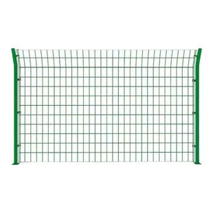 高速公路护栏网圈地隔离铁丝网户外双边丝护栏网机场钢丝防护网