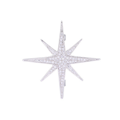 朱一龙同款金属链条流苏领针