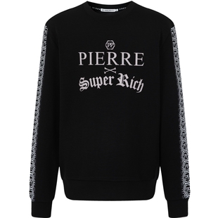 PP PIERRE PIERUCCIPP意大利轻奢男装2025春季新款圆领套头卫衣潮