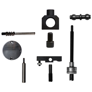 台湾炮塔铣床配件机头微调螺杆自动进刀定位刻度杆深度调整杆B164