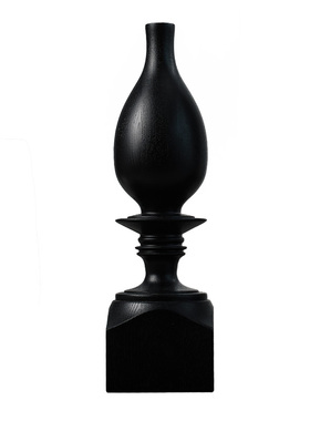 旭呈实木雕刻干花花瓶