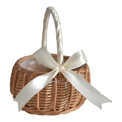 花童花篮子结婚编织提篮撤花手提