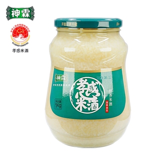神霖孝感米酒1000克米酒农家自酿糯米酒糟月子米酒酿醪糟湖北特产