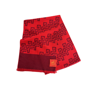 【2026马年春晚系列】总台文创联名红色新年围巾骐骥驰骋