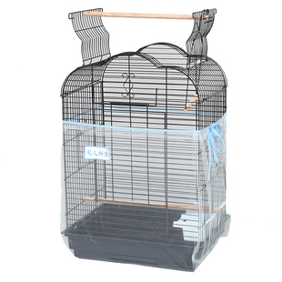 宠儿新家专用防溅罩 网布 鹦鹉笼鸟笼罩 挡尘防羽粉 鸟笼配件