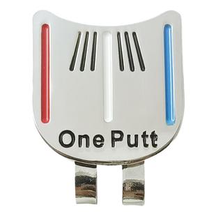 高尔夫帽夹 一杆进洞 One Putt 高尔夫马克球位标 外贸热销