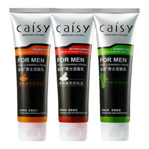 采诗男士活性炭控油收缩毛孔洁面