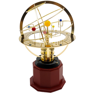 创意星象仪灵摆科技感摆件八大恒星行星太阳系办公摆件模型水晶球