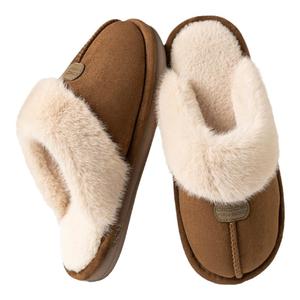 高级感毛毛绒棉拖鞋女室内家居家用秋冬季包头保暖防滑软底情侣款