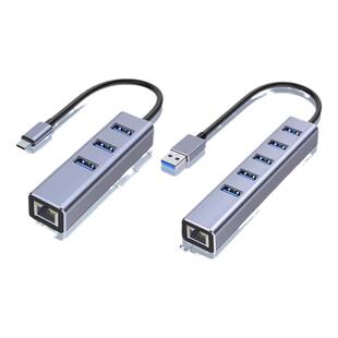 网线转接口笔记本适用联想小新air 14/pro16/15平板padpro电脑macbook网口拓展坞网络宽带typec转换器头USB