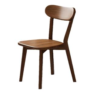 实木椅子餐桌椅子家用椅商用简约靠背椅木头复古意式专用餐厅凳子