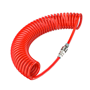 TWSNS台匠山耐斯弹簧气管空压机PU气枪管螺旋管8mm高压伸缩软管吹