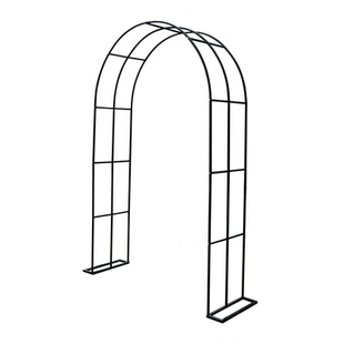 铁艺花架爬藤架花园别墅阳台植物支架铁线莲户外月季葡萄架拱门