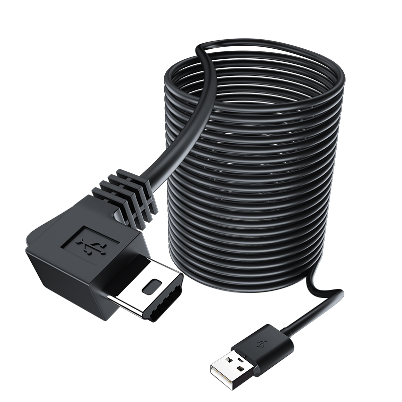 行车记录仪电源线改usb接口连接线供电转接插头适用360凌度充电线