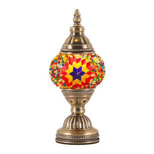 DIY土耳其台灯材料团建暖场亲子活动工作室批发手工黏贴玻璃灯