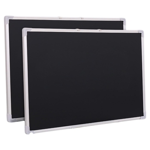齐富小子黑板展示牌餐饮店摆摊菜单店铺用广告展示架铝合金镀锌板磁吸板挂墙家用教室儿童粉笔字练习可擦写画