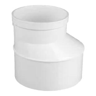 PVC内插变径大小头50 75 110下缩口异径直接排水管下插异形转接头