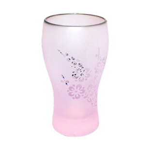 日式江户切子玻璃杯绿色葡萄酒杯手工刻花日本硝子工艺家用装饰品