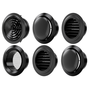 新风系统出风口室内超薄圆形进排气回风口新风口通风换气出风口罩