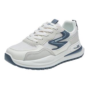 运动鞋女款2026新款夏季薄款网面鞋子厚底增高休闲鞋