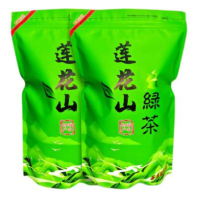 莲花山绿茶叶炒茶浓香耐泡500g