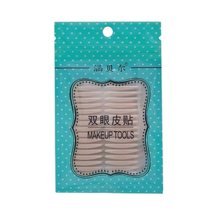 涵贝尔斜切双眼皮贴超粘超隐形无痕蕾丝雾面局部支撑力强内双肿眼