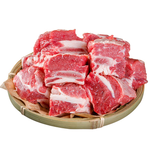 芈羊羊宁夏谷饲黄牛肉新鲜原切牛肋排牛仔骨生鲜烧烤食材