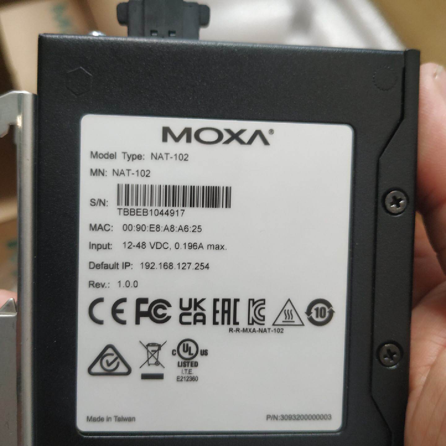 议价MOXA NAT-102 超声波模块